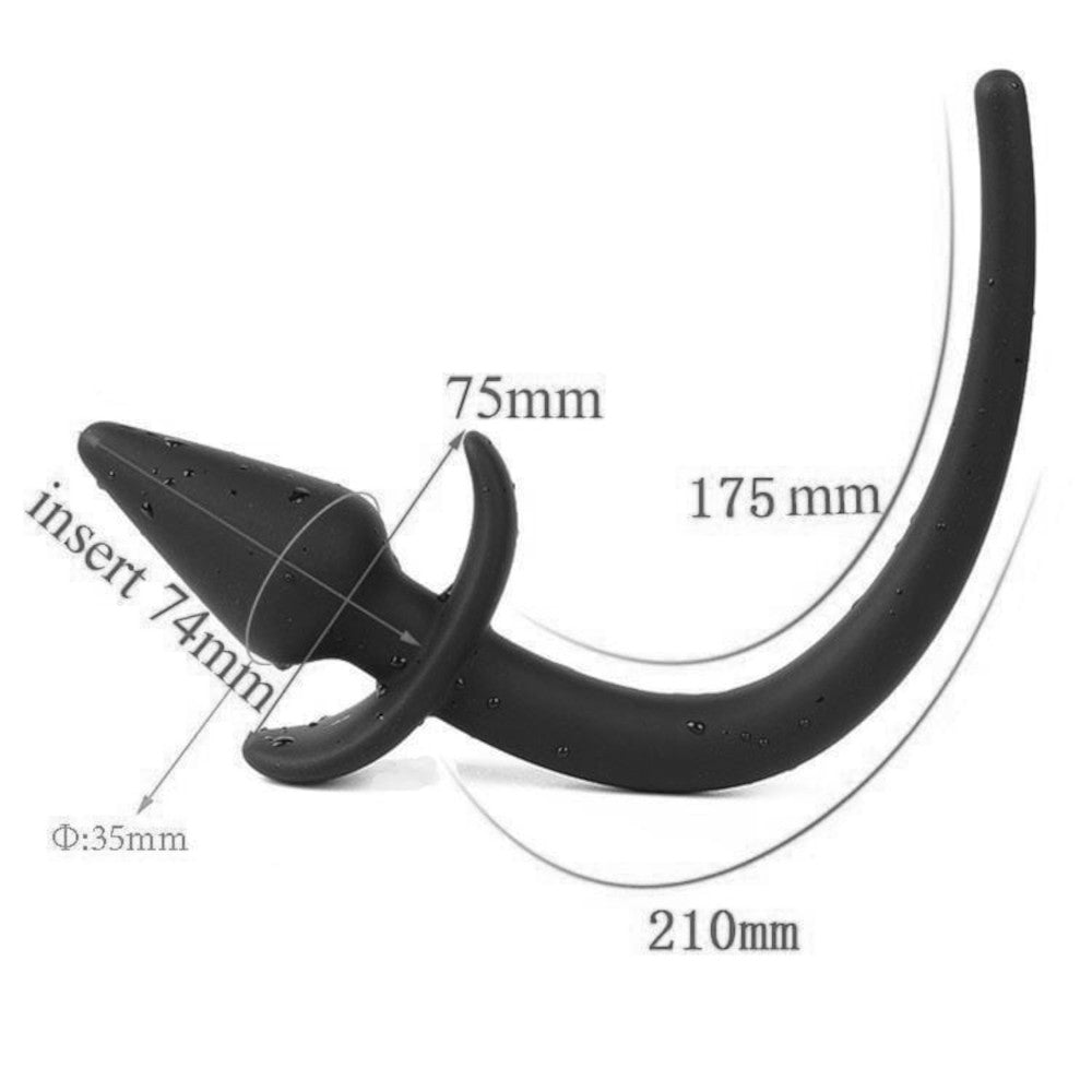 Silicone Dog Tail, 6"