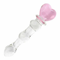 Moon And Star Glass Plug Dildo