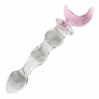 Moon And Star Glass Plug Dildo