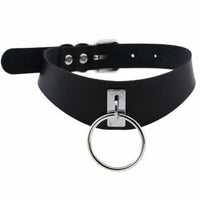 Slave Restriction BDSM Choker with Ring