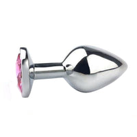 Cute Pink Princess Butt Plug With Vibrator