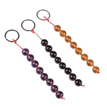 Small Glass String Anal Beads